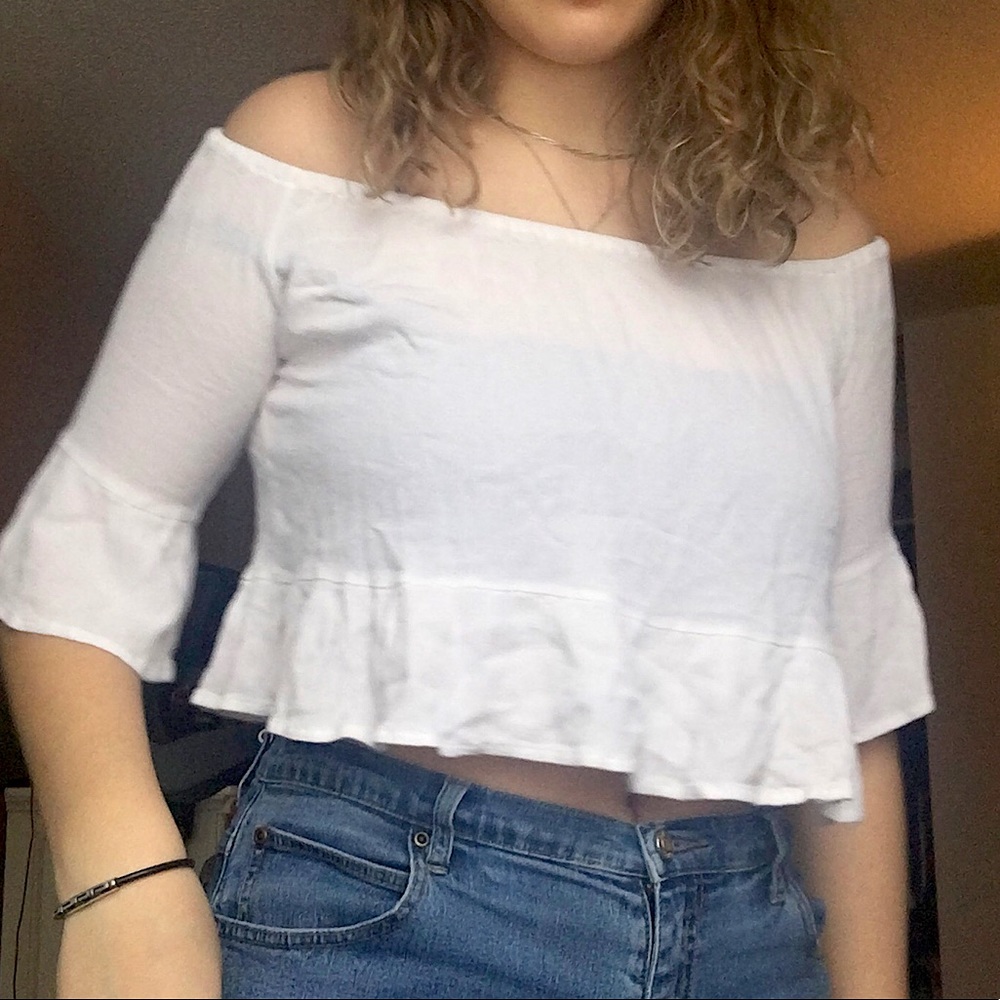 White off the shoulder Top